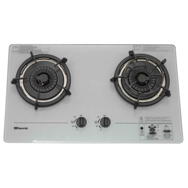 Rasonic 樂信 RG-233GS 75厘米 嵌入式雙頭煤氣煮食爐